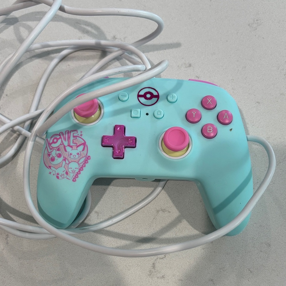 Wireless Gaming Controller - Pastel Blue and Pink